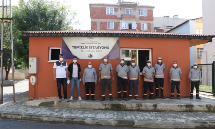 Kartal’da temizlik işleri personeline çağdaş temizlik istasyonu