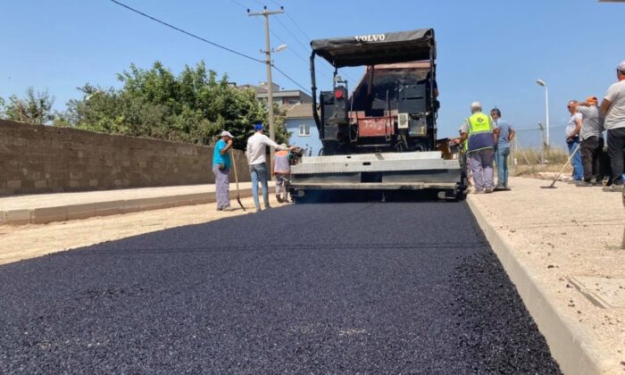 Kayacık Caddesi asfaltlanıyor