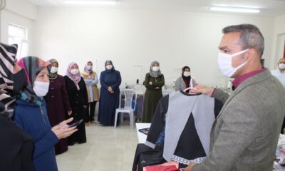 Kaymakam Çiçek: ’’Dikiş nakış kursları aile ekonomisine faydalı kurslar’’