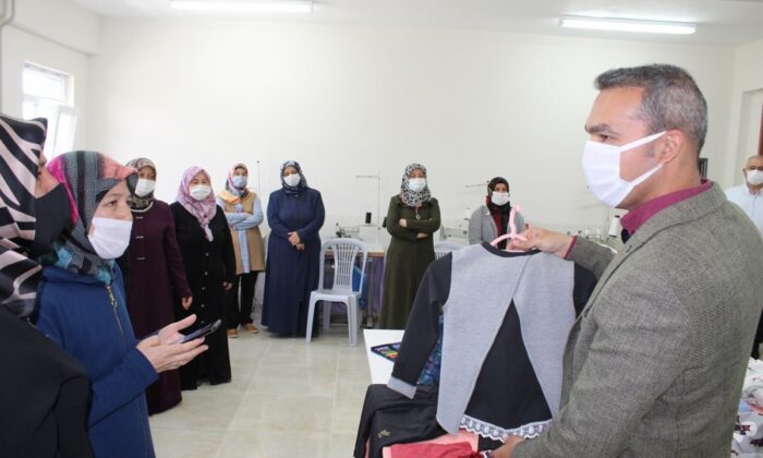 Kaymakam Çiçek: ’’Dikiş nakış kursları aile ekonomisine faydalı kurslar’’