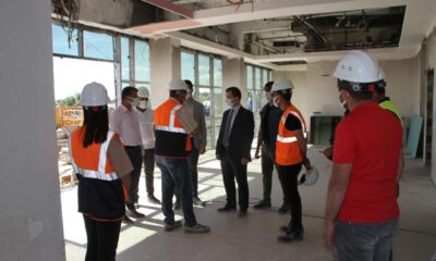 Kaymakam Demirer yapımı devam eden kamu yatırımlarını denetledi