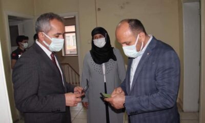 Kaymakam Deniz Pişkin Kızılay binasında incelemelerde bulundu