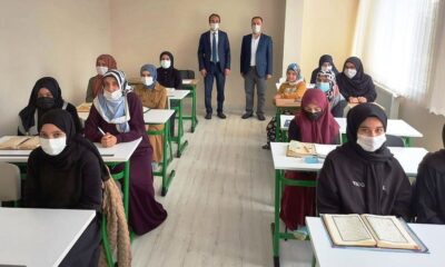 Kaymakam Özyiğit’ten hafız adaylarına ziyaret