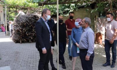 Kaymakam Yelek’ten hane ziyareti