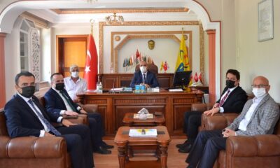 Kaymakamlardan PTT Başmüdürü Işık’a ziyaret