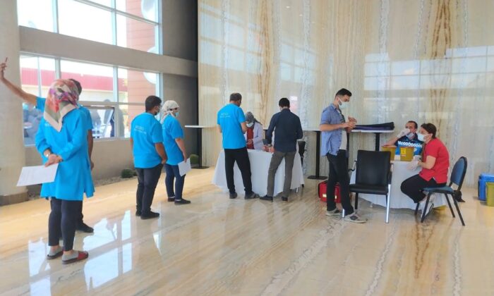 Kayseri Serbest Bölge’de aşı merkezi kuruldu