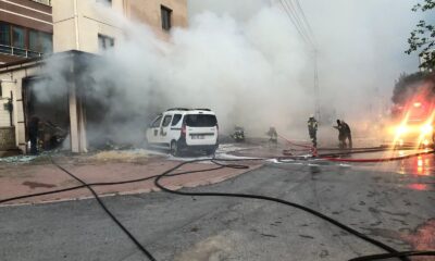 Kayseri’de yangın