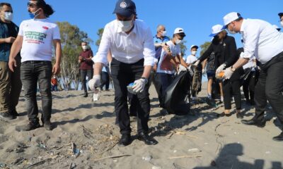Kazanlı sahilindeki caretta yuvalama alanları temizlendi