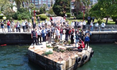 Kdz. Ereğli Belediyesi, denizden çöp çıkardı