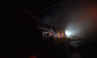 Kırklareli’nde hayvan çiftliğinde çıkan yangın kontrol altına alındı