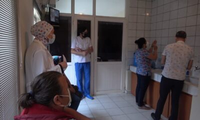 Kırsalda aşı mesaisi