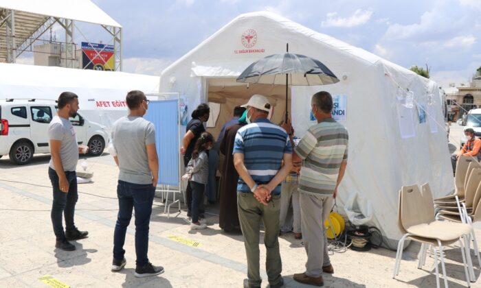 Kırşehir’de çadırda aşı seferberliği