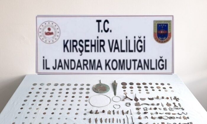 Kırşehir’de jandarmadan Roma ve Bizans dönemi eserleri operasyonu