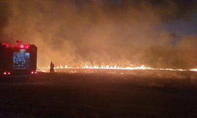 Kısa süre önce ayrıldığı tarlasında yangın çıktı