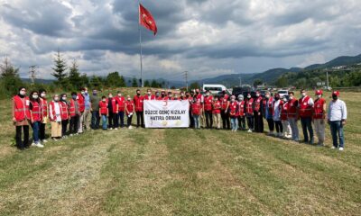 Kızılayın 153. Yılını 153 fidan dikerek kutladılar