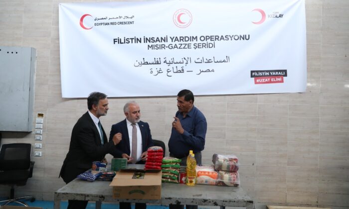 Kızılay’ın Filistin’e desteği sürüyor