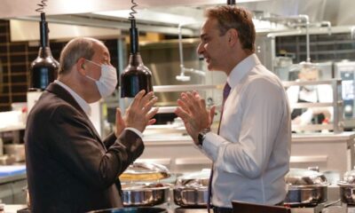 KKTC Cumhurbaşkanı Tatar, Yunanistan Başbakanı Miçotakis ile görüştü