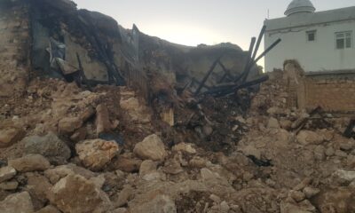 Kocaköy’de çıkan yangında 1 kişi hayatını kaybetti