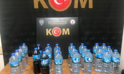 KOM ekiplerinden çadıra sahte alkol baskını