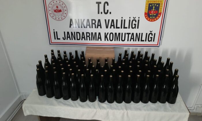 Kontrol noktasında durdurulan otomobilde kaçak alkol ele geçirildi