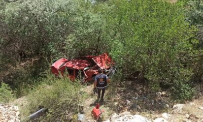 Kontrolden çıkan otomobil Botan Çayı’na uçtu: 2 yaralı