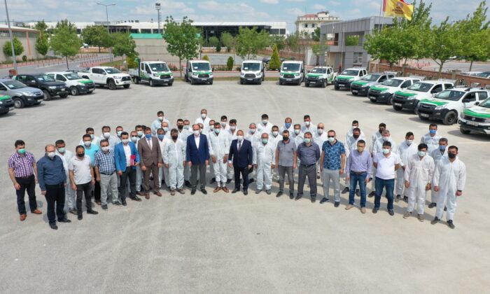 Konya genelinde haşereyle mücadele sürüyor