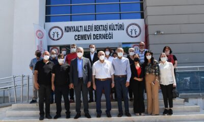 Konyaaltı protokolü Cemevinde