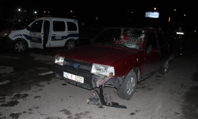 Konya’da otomobil yayaya çarptı: 1 yaralı