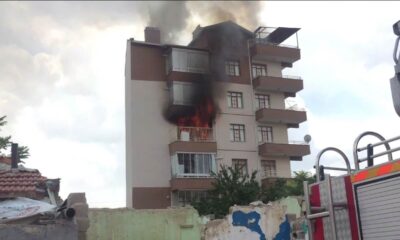 Konya’da yangın paniği