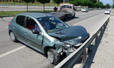 Korona virüs aşısı yaptırmaya giderken kazada yaralandı