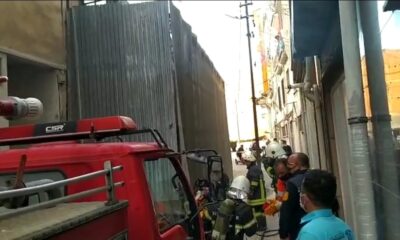 Koruma altındaki tarihi ev alevlere teslim olmadan kurtarıldı