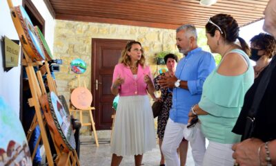 Kosovalı kadın sanatçılar Side’de sergi açtı