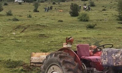 Kullandığı traktör üzerine devrildi, olay yerinde hayatını kaybetti