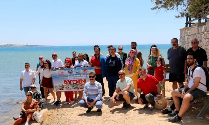 Kültür sanat muhabirleri Kuşadası’na hayran kaldı