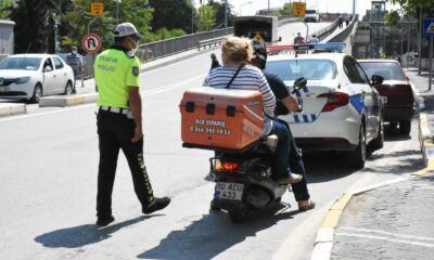 Kurallara uymayan sürücülere ceza kesildi