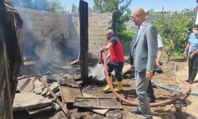 Kurtalan’da tandırda çıkan yangın korkuttu