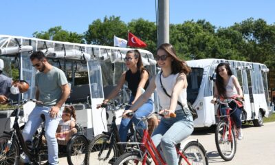 Kuş Cenneti’nde çevre dostu gezinti