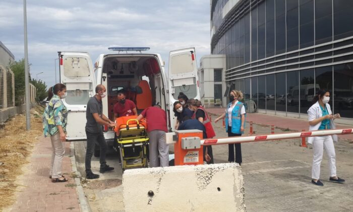 Kuşadası Devlet Hastanesi’nde tatbikat yapıldı