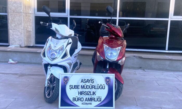 Kütahya’da 3 motosiklet hırsızı yakalandı