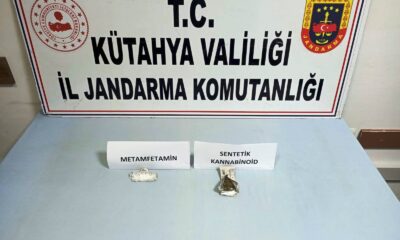 Kütahya’da otobüs yolcusu uyuşturucu ile yakalandı