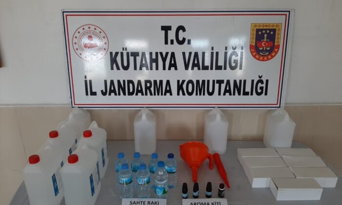 Kütahya’da sahte içki operasyonu