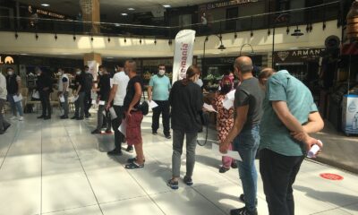 Kuyumcukent AVM’de yerinde aşı uygulaması başladı