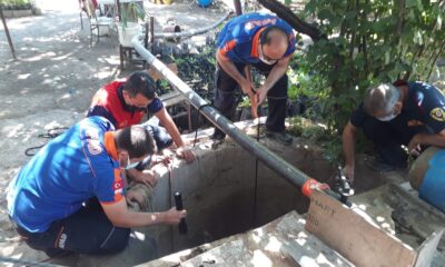 Kuyuya düşen yavru kediyi AFAD kurtardı