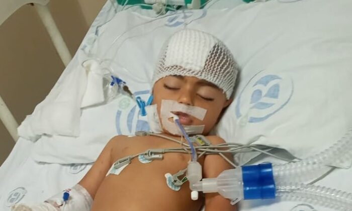 Magandanın vurduğu 2 yaşındaki kız felç kaldı