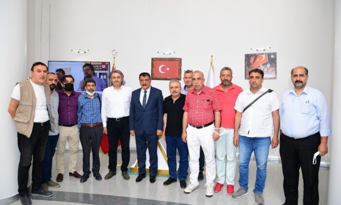 Malatya Gazeteciler Cemiyeti’nden Başkan Gürkan’a ziyaret