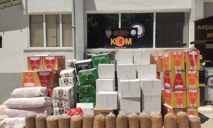 Malatya’da 1 milyon 244 bin makaron ele geçirildi