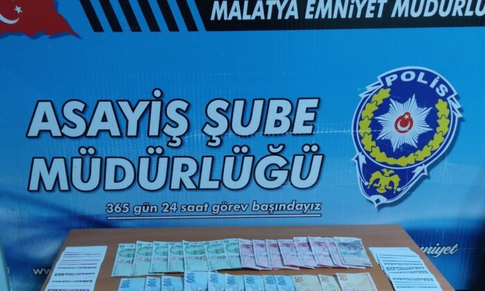 Malatya’da ruhsatsız faaliyet gösteren iş yerine kumar baskını