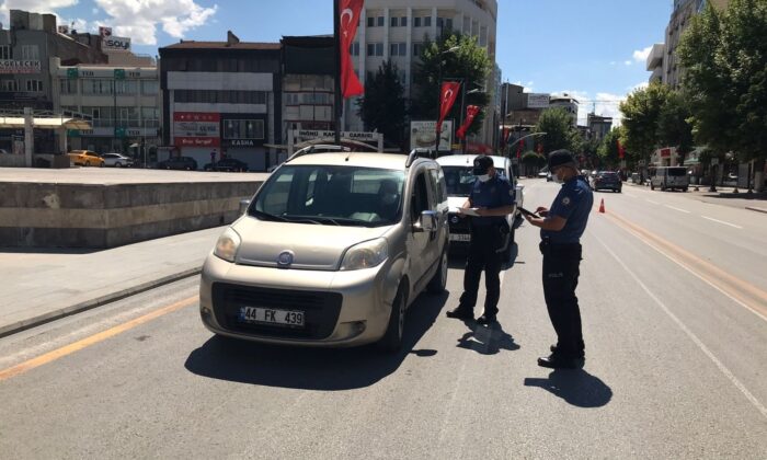 Malatya’da sokağa çıkma kısıtlamasına uyuldu