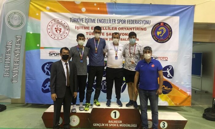 Manavgat İşitme Engelliler Oryantiringde şampiyon çıkardı