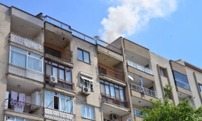 Manisa’da baca yangını korkuttu